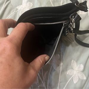 Black wrist wallet